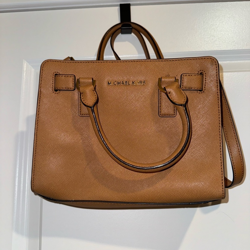 Michael Kors Brown Leather Satchel